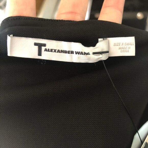 T by Alexander Wang Mesh Back Sleeveless LBD Dress - Picture 5 of 8